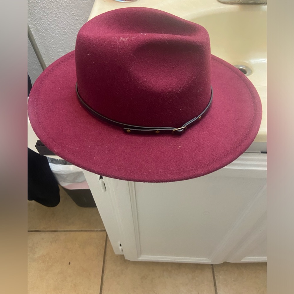 Burgundy Fashion Hat
